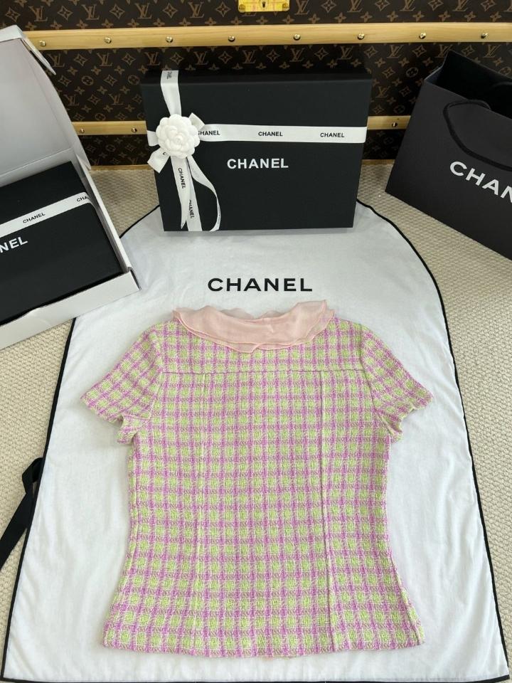Chanel Top
 
Cotton Tweed 
Pink & Light Green-duoc-ban-tai-Hvip Shoes and Clothes