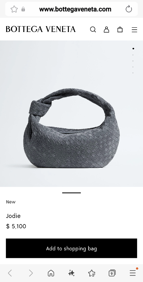 Bottega Veneta Jodie Cloudy indigo suede 600261 48x40x16cm-duoc-ban-tai-Hvip Bags and Accessories
