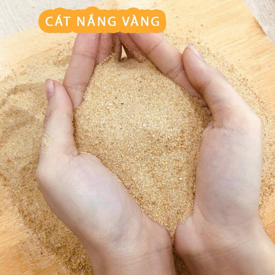 Cát nắng vàng hạt mịn-duoc-ban-tai-Cá cảnh Sóc Aquarium