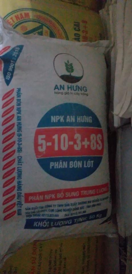 NPK 5-10-3+8 (AN hưng 50kg)-duoc-ban-tai-Phân bón  Phú Son