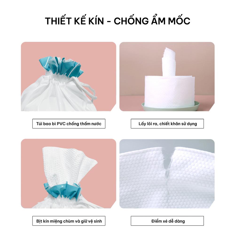 Khăn mặt cotton dùng 1 lần Gumi (80 tờ)-duoc-ban-tai-K&N Family
