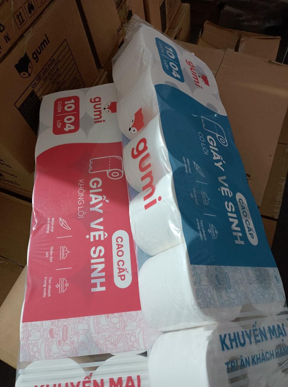 Xách giấy vệ sinh Gumi 12 cuộn không lõi/ có lõi-duoc-ban-tai-K&N Family