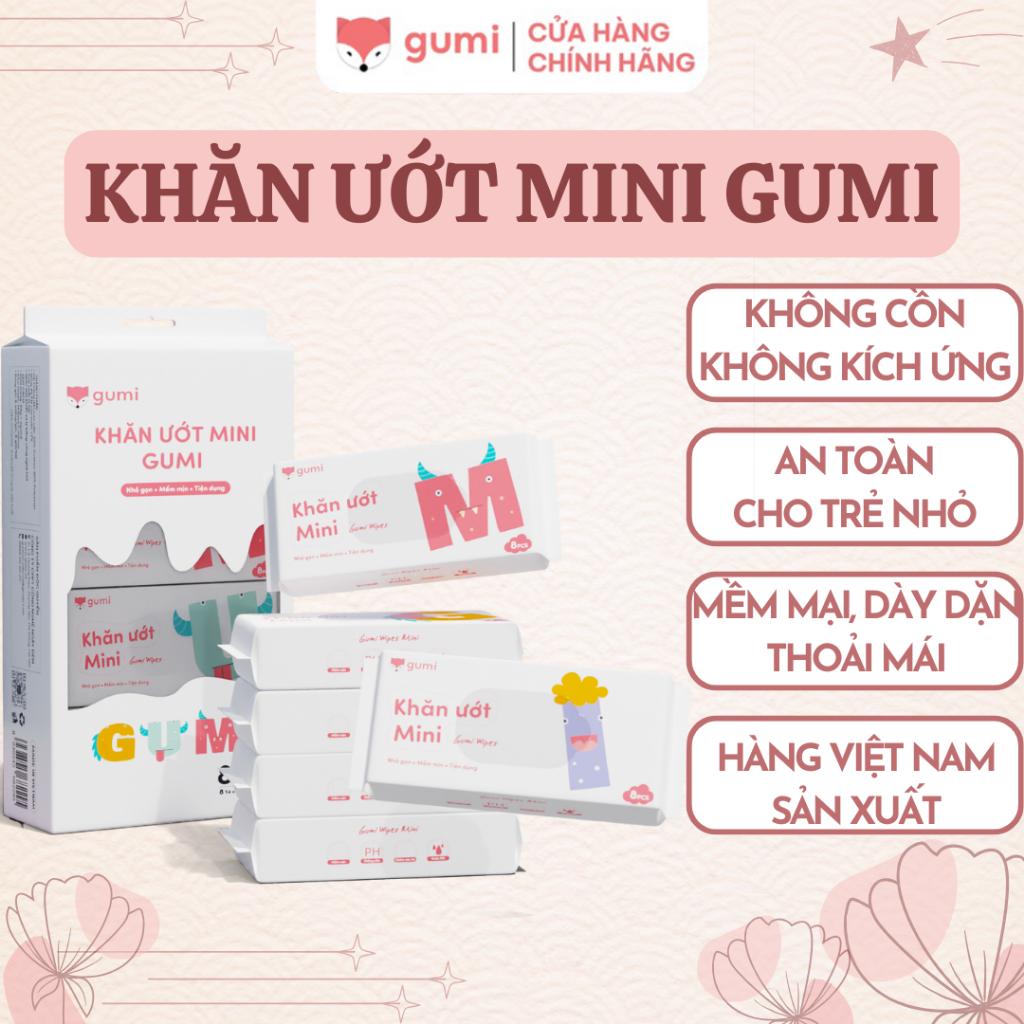 Túi khăn giấy ướt mini 8 gói Gumi-duoc-ban-tai-K&N Family