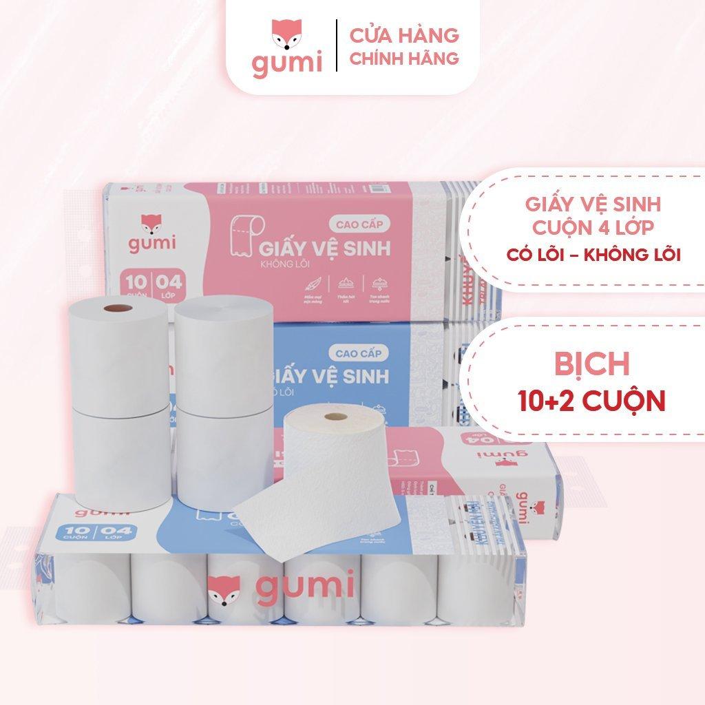 Xách giấy vệ sinh Gumi 12 cuộn không lõi/ có lõi-duoc-ban-tai-K&N Family
