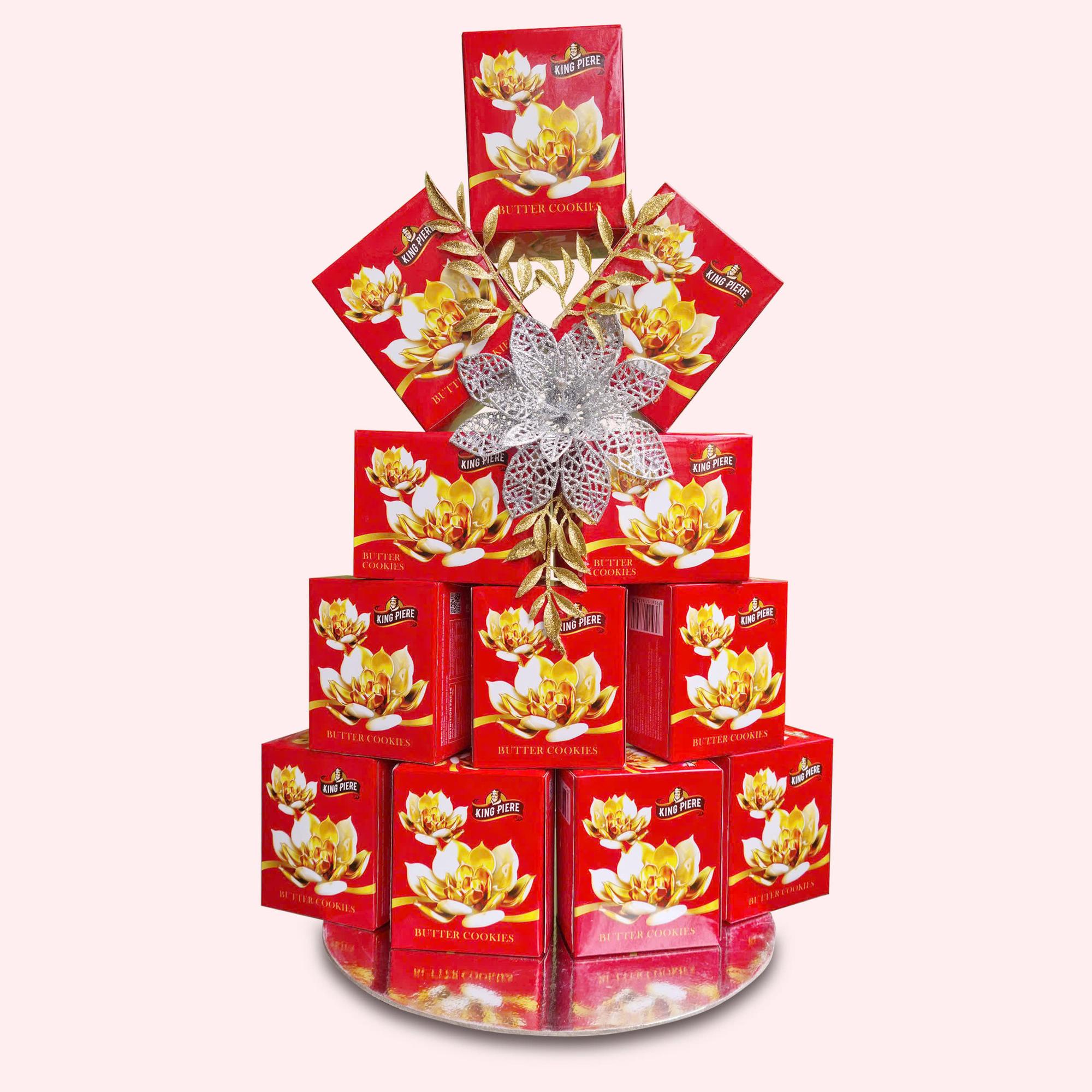 Tháp bánh lễ King Piere (hộp giấy 48g)-duoc-ban-tai-K&N Family