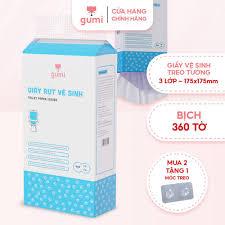 Giấy rút vệ sinh treo tường Gumi - 360 tờ-duoc-ban-tai-K&N Family