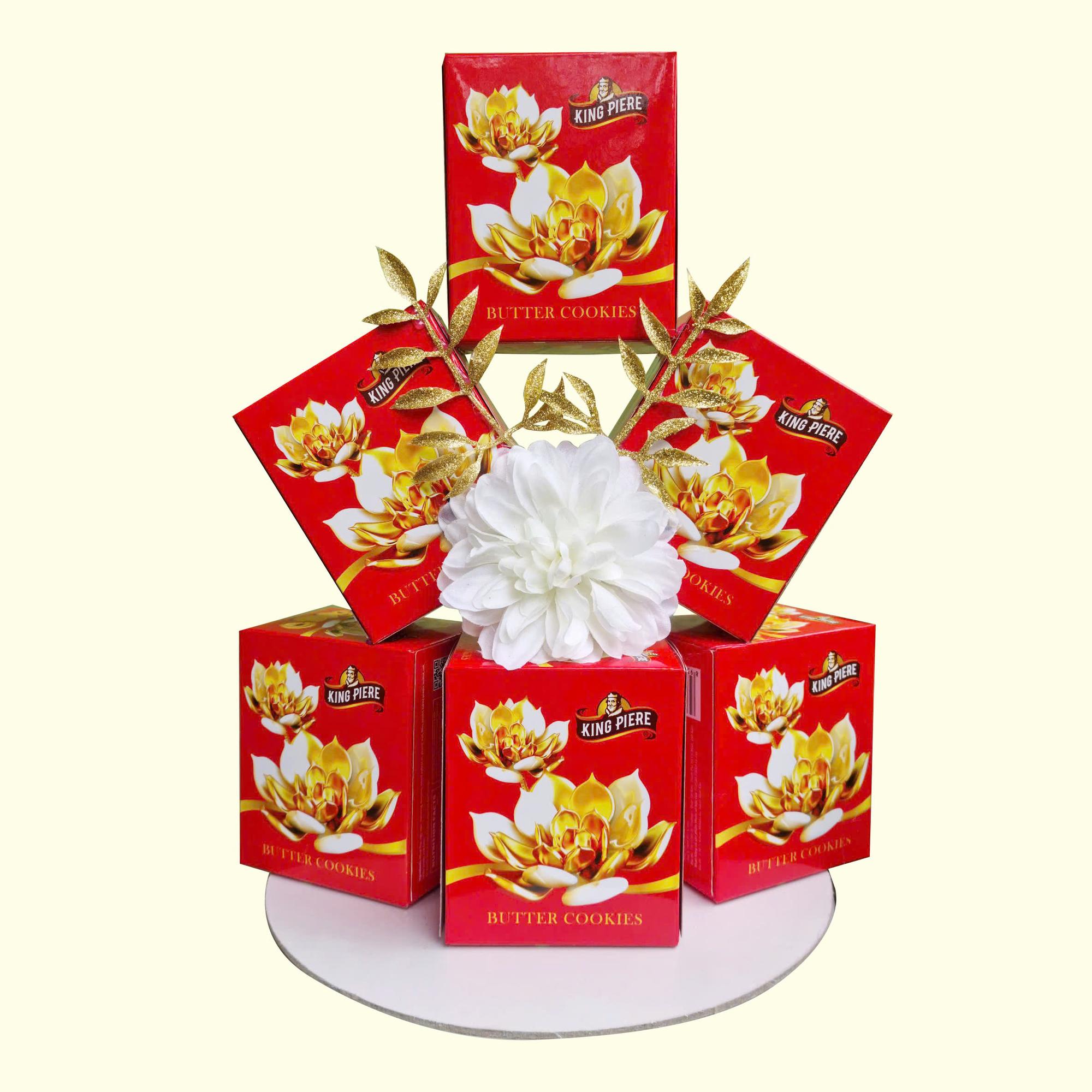Tháp bánh lễ King Piere (hộp giấy 48g)-duoc-ban-tai-K&N Family