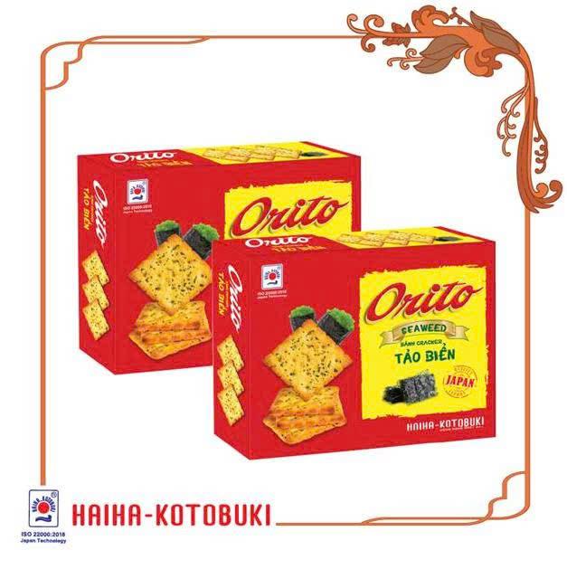 Bánh cracker tảo biển Orito hộp 230g-duoc-ban-tai-K&N Family