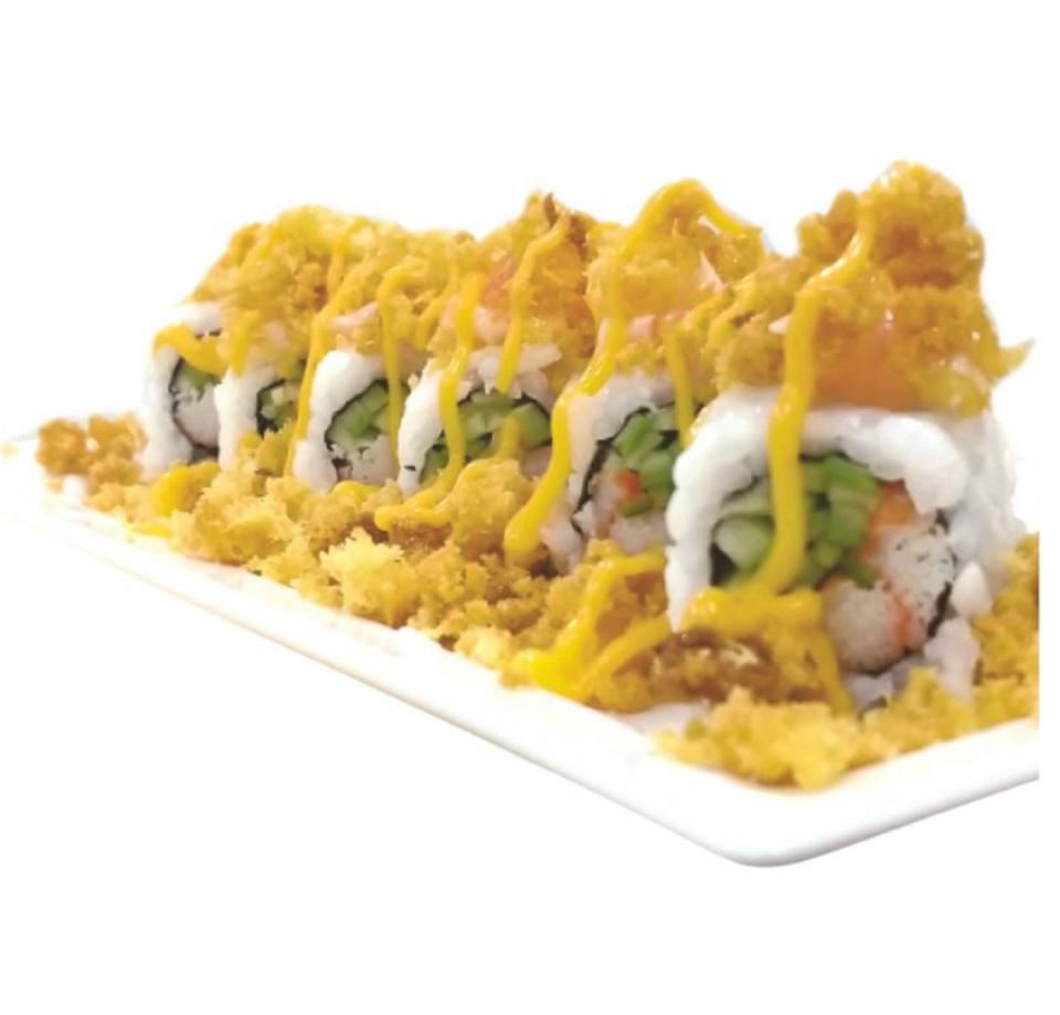 Sushi cá hồi xốt cay -duoc-ban-tai-FURINSUSHI- hệ thống CITY SUSHI ĐÀ LẠT