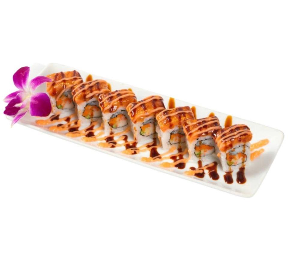 Sushi cá hồi nướng Teriyaky-duoc-ban-tai-FURINSUSHI- hệ thống CITY SUSHI ĐÀ LẠT