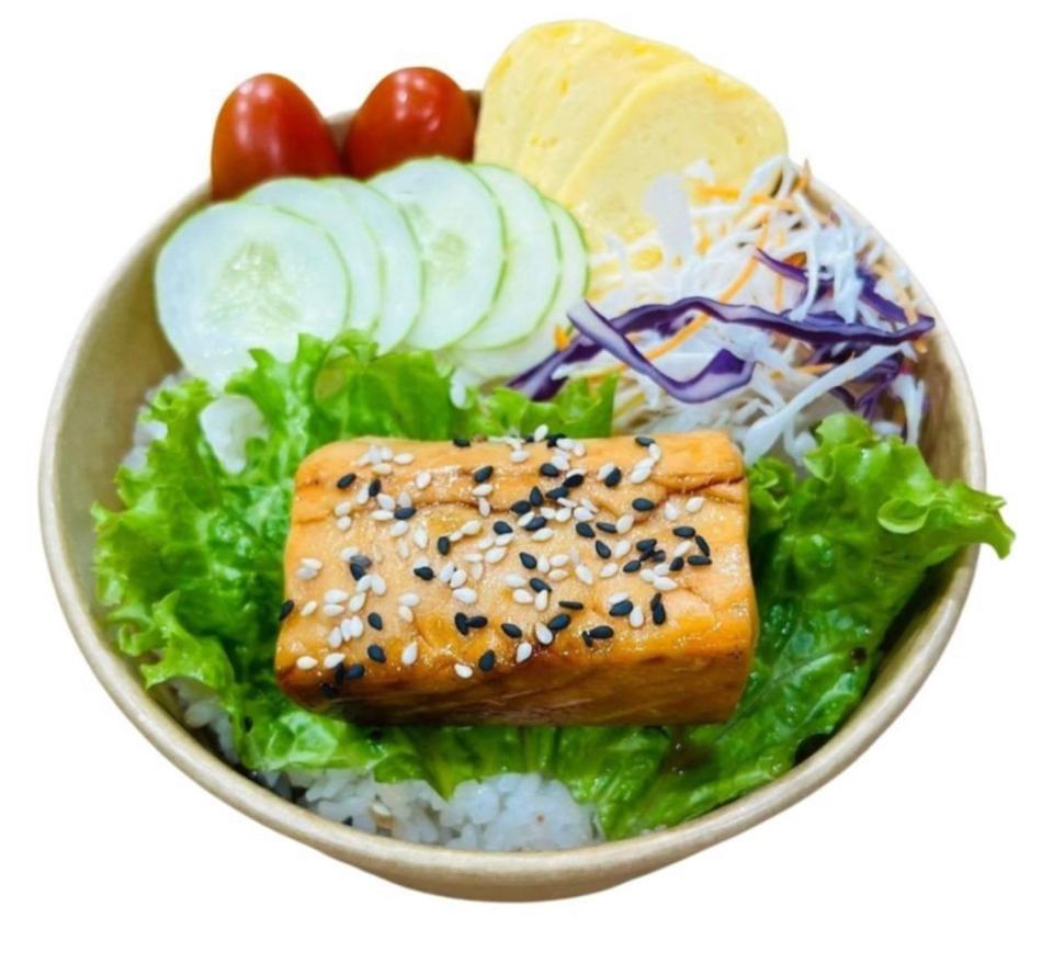 Teriyaki salmon set- Cơm cá hồi xốt Teriyaky -duoc-ban-tai-FURINSUSHI- hệ thống CITY SUSHI ĐÀ LẠT