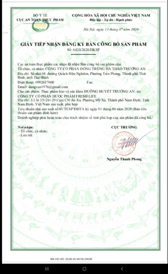 Viên uống Đường huyết Trường An-duoc-ban-tai-KDCARE