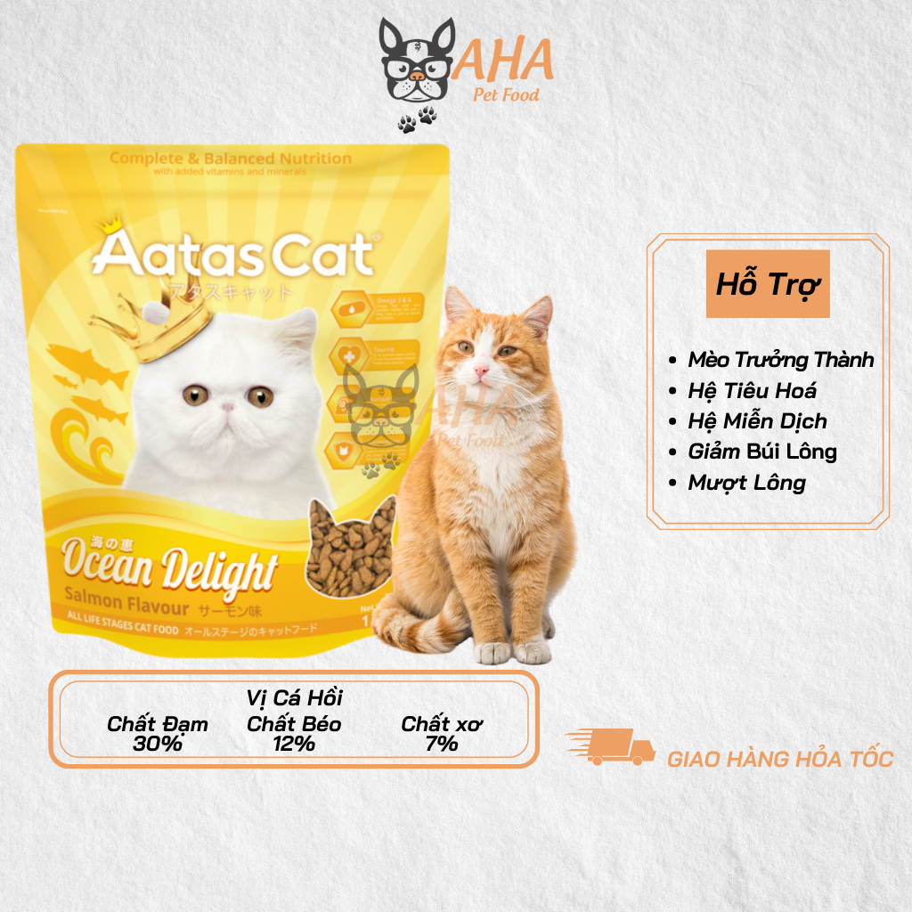 Aatas Cat thức ăn cho mèo (Cá Hồi)-duoc-ban-tai-AHA PETFOOD