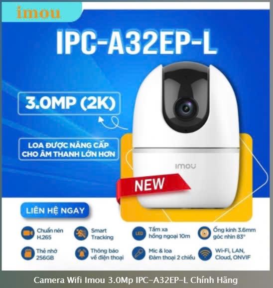 Camera Wifi Imou 3.0Mp IPC-A32EP-L Chính Hãng-duoc-ban-tai-Camera Đèn Năng lượng Nguyễn Linh