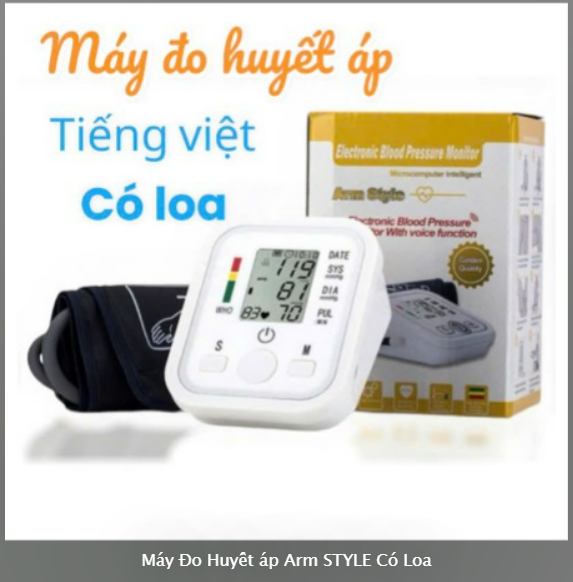 Máy Đo Huyết áp Arm STYLE Có Loa-duoc-ban-tai-Camera Đèn Năng lượng Nguyễn Linh