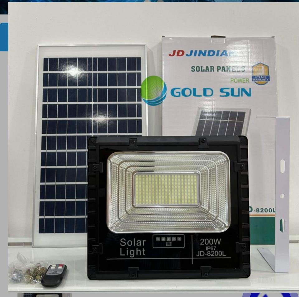 Đèn Năng Lượng Mặt Trời 200W chính hãng-duoc-ban-tai-Nguyễn Linh Computer