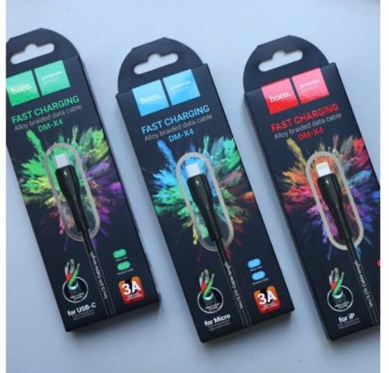 Cáp Sạc Nhanh Hoco 3A X4 Usb Ra Micro-duoc-ban-tai-Camera Đèn Năng lượng Nguyễn Linh