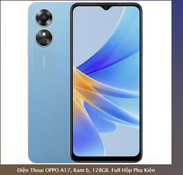 Điện Thoại OPPO A17, Ram 6, 128GB. Full Hộp Phụ Kiện-duoc-ban-tai-Camera Đèn Năng lượng Nguyễn Linh