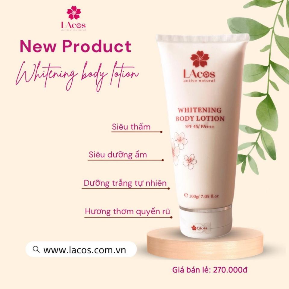 ‼️ ‼️ DA ĐEN CHAI LỲ KHÔNG CÒN LÀ NỖI LO VỚI WHITENING BODY LOTION

🔺 Nếu bạn muốn tìm kem dưỡng da body, bạn sẽ có rất nhiều sự lựa chọn.
🔺 Nhưng khi bạn muốn tìm kem dưỡng body TỐT NHẤT, TRẮNG NHANH NHẤT, AN TOÀN NHẤT thì chỉ có 1 "ứng viên" duy nhất đáp ứng được mọi tiêu chuẩn dưỡng da mà bạn cần - đó chính là WHITENING BODY LOTION từ LAcos.

✅ Cải thiện sắc tố da không đồng đều, giúp bật tone da trắng sáng ngay lần đầu sử dụng. 
✅ Mang lại sự thay đổi cho làn da mỗi ngày: Trắng hơn, mịn hơn, căng bóng hơn, khỏe hơn để da đen chai lỳ chẳng còn là nỗi lo!!!!
✅ Công nghệ nano phân tử siêu thẩm thấu không bết dính hay lộ vân kem.

🔰 Liên hệ ngay để được LAcos tư vấn chi tiết nhé!
_________________
LAcos - Lưu giữ nét đẹp thanh xuân
Giá 270K
Số lượng 1️⃣
☎️ 0797254043-duoc-ban-tai-PHƯƠNG LINH Shop