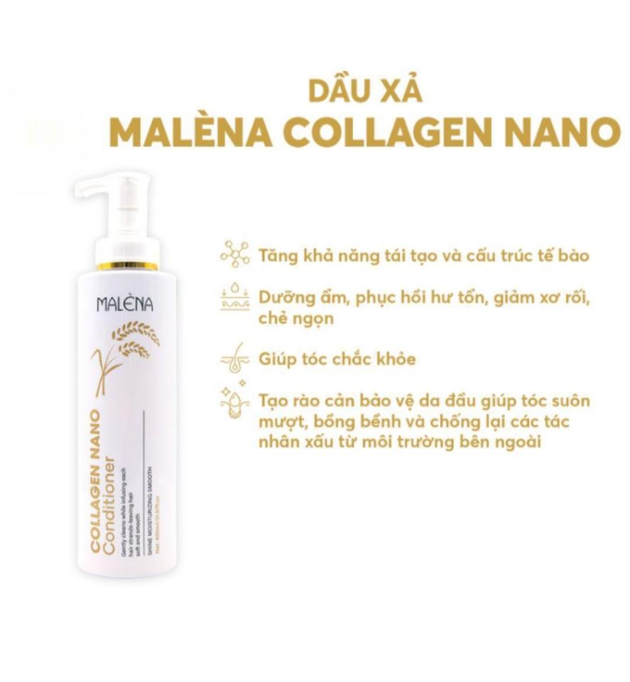 Dầu xả MALÈNA COLLAGEN NANO CONDITIONER - Giúp mái tóc luôn suôn mượt óng ả - 650ml - Hàng Việt Nam chất lượng cao

Dầu xả là vị cứu tinh của mái tóc khô xơ, hư tổn do ảnh hưởng xấu của môi trường bên ngoài như khói bụi, ánh nắng hay các tác động hóa chất như thuốc nhuộm, thuốc uốn tóc. Để có được mái tóc chắc khỏe bạn đừng nên bỏ qua Dầu xả Malèna Collagen Nano Conditioner. 

 

Dầu xả Malèna Collagen Nano Conditioner với sự kết hợp hoàn hảo giữa các hợp chất có nguồn gốc từ thiên nhiên và được bổ sung thêm tinh chất Collagen. Sản phẩm được ứng dụng công nghệ nano hiện đại, giúp cho các hạt collagen siêu nhỏ thẩm thấu vào từng sợi tóc, nuôi dưỡng và phục hồi tóc từ bên trong. Đem lại một mái tóc siêu mềm mượt, phục hồi mọi hư tổn.

 



TẠI SAO có thể nói rằng Dầu xả collagen đang là cái tên hot nhất trong phân khúc dầu xả tại nhiều thị trường khác nhau? 

1. Dầu xả collagen có công dụng “thần kỳ”?

Tình trạng ô nhiễm môi trường đang ngày càng trở nên nặng nề, cùng với đó các dịch vụ làm tóc, tạo mẫu tóc rất được ưa chuộng trong thời đại ngày nay. Đó là hai nguyên nhân chủ yếu dẫn đến mái tóc luôn bị tổn thương và gãy rụng. Dầu xả collagen có chứa hàm lượng collagen rất cao cung cấp một loại protein cần thiết cho tóc. Điều này tạo nên một nền tảng tốt đối với sự phát triển, có được một mái tóc bồng bềnh, óng mượt và chắc khỏe. 

2. Thành phần của dầu xả Malèna Collagen Nano Conditioner 

Thành phần dầu xả được chiết xuất từ thiên nhiên như: tinh chất cây phỉ, bạc hà, bạch đàn…. Cùng với đó là 10 loại protein khác nhau và thành phần chính nổi bật là Collagen. Sản phẩm tạo nên một lớp màn bền vững để giúp cân bằng và bảo vệ mái tóc khỏi những tác nhân từ bên ngoài.

3. Cơ chế tác động của dầu xả Malèna Collagen Nano Conditioner

Cơ chế tái tạo tế bào mới giúp thay thế những tế bào cũ thiếu chất do không được bổ sung đủ protein, để tái tạo lại tế bào mới. Sản phẩm nổi trội với những công dụng:

- Khả năng phục hồi tóc và ngăn hư tổn hiệu quả: Nhờ sự kết hợp hoàn hảo của hai thành phần gồm collagen và keratin giúp mái tóc căng bóng nhờ việc tái tạo cấu trúc mới cho tóc.

- Dưỡng ẩm vượt trội: Sản phẩm giúp cấp ẩm cho mái tóc, giúp tóc đỡ khô và xơ rối, đồng thời cung cấp lượng nước vừa đủ để cân bằng độ ẩm cho tóc và da đầu. 

- Tạo sức sống cho mái tóc: Sản phẩm giúp mái tóc bồng bềnh hơn nhờ kích thích mọc tóc con khiến mái tóc dày dặn và đẹp hơn. Cùng với đó, bạn sẽ cảm nhận mùi hương nhẹ nhàng vờn trên mái tóc. 

Sản phẩm thiên nhiên đòi hỏi quy trình sản xuất chặt chẽ và hiện đại để đảm bảo chất lượng. Việc sử dụng công nghệ tiên tiến giúp duy trì tinh khiết của thành phần thiên nhiên và bảo vệ dưỡng chất. Sản phẩm đã đạt giấy kiểm nghiệm chất lượng nghiêm ngặt từ ILAC-MRA - Công nhận phòng thí nghiệm quốc tế.



Sử dụng kết hợp cùng với dầu gội Malèna Collagen Nano Shampoo, bạn sẽ hết rụng tóc chỉ sau 1 liệu trình và bạn sẽ sở hữu cho mình mái tóc chắc khỏe, bóng mượt, mềm mại đầy sức sống và KHÔNG CÒN GÃY RỤNG. Khi sử dụng bộ đôi dầu gội và-duoc-ban-tai-PHƯƠNG LINH Shop