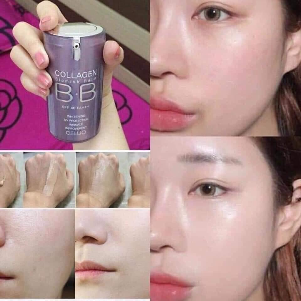 🥰🥰Kem nền BB tím THE FACE SHOP - 40g 🥰🥰
🤩🤩🤩 Chị em hỏi mãi đây ạ, có em này thì tiện thôi rồi, lại còn dễ sử dụng nữa chứ 🤩🤩

✅Công dụng :

+ 👉🏻BB Cream "3 trong 1” (Chống nhăn, làm trắng da, bảo vệ da khỏi ánh nắng mặt trời) với độ che phủ hoàn hảo

+ 👉🏻BB Cream dùng được cho mọi loại da (Các thành phần đặc biệt cho phép trẻ hoá làn da): chủ động giải quyết những vấn đề về da như da mất độ săn chắc, da khô, kết cấu da không đồng đều và da xỉn màu.

+ 👉🏻BB cream FACE it Power Perfection BB Cream SPF37 PA++ đã được thử nghiệm lâm sàng về:

+ 👉🏻Kiểm tra độ săn chắc da
+ 👉🏻Khả năng giữa ẩm cho da
+ 👉🏻Khả năng che phủ
+ 👉🏻Thời gian sử dụng dài lâu.

- 💋Sản phẩm được dùng với nhiều công dụng : Kem nền, kem che khuyết điểm, kem chống nắng và kem dưỡng trắng.
- 💋Độ che phủ cao, đặc biệt che được hoàn toàn vết thâm xạm, tàn nhang, đốm nâu hoặc mụn
- 💋Đặc biệt sản phẩm không gây nhờn, bết dính, với khả năng kiềm dầu, cân bằng nước trên da, cho bạn làn da mịn màng trắng sáng nhưng không bị bóng nhờn.
-💋Sản phẩm không gây bì da, gây bít lỗ chân lông  : hotline. 0797254043-duoc-ban-tai-PHƯƠNG LINH Shop