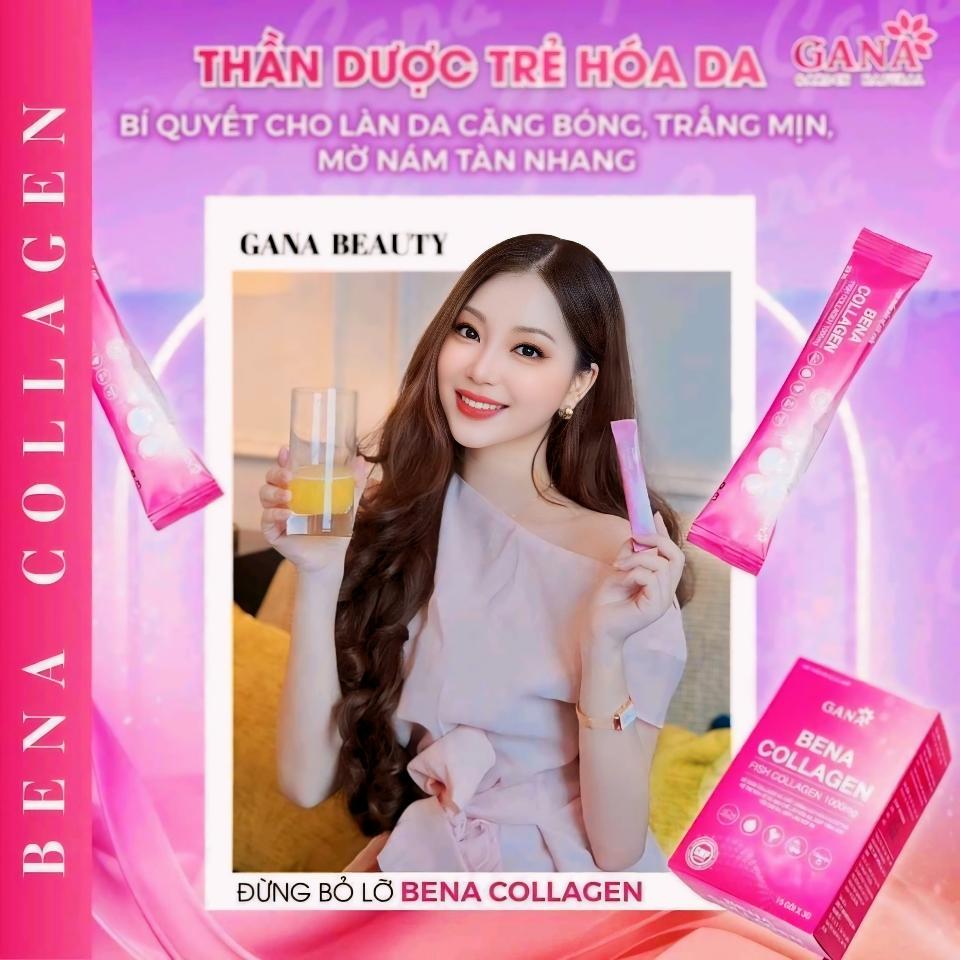 🍓#BENA_COLLAGEN SX THEO CÔNG NGHỆ HÀN QUỐC🍓
🍇BENA COLLAGEN  - SP uống siêu đẹp da cao cấp - hương trái cây 💖💯
👉HỘP 30 GÓI. 
♨Ngăn chặn sự hình thành các nếp nhăn, tăng tính đàn hồi & săn chắc của làn da, giúp da căng bóng.
♨Tăng cường độ ẩm & cải thiện sắc tố da, tóc.
♨Cung cấp chất chống oxy hóa bảo vệ da chống lại các tia cực tím có hại.
♨Bổ sung dinh dưỡng giúp tóc, móng dày & bóng hơn.
♨Phòng ngừa loãng xương & giảm đau khớp.
☑ BENA CLLAGEN được kết hợp các vitamin, các loại thảo dược, vì vậy chỉ cần 1 -2 gói #BENA_COLAGEN mỗi ngày thôi là làn da và sức khỏe của bạn sẽ được cải thiện rõ rệt.
Giá 497K 
Số lượng 1️⃣
☎️ 0797254043-duoc-ban-tai-PHƯƠNG LINH Shop