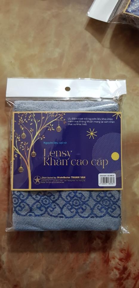Khăn Sợi Sồi Lensy 30*50-duoc-ban-tai-CÔNG TY TNHH MB ĐÔNG Á ( NPP HOÀNG PHONG )