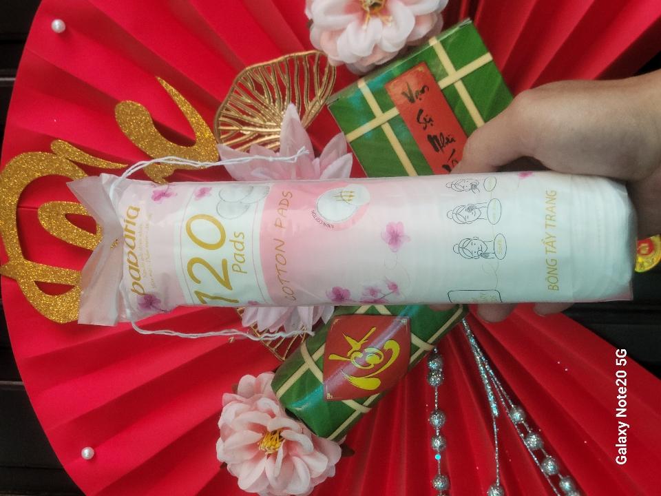 Bông Tẩy Trang Organic Babaria 120 - 8935229935050-duoc-ban-tai-CÔNG TY TNHH MB ĐÔNG Á ( NPP HOÀNG PHONG )