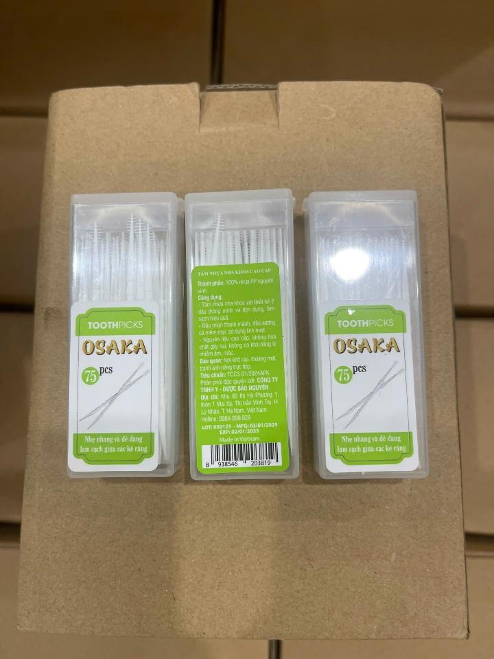 Tăm Nha Khoa Xương Cá Osaka U75-duoc-ban-tai-CÔNG TY TNHH MB ĐÔNG Á ( NPP HOÀNG PHONG )