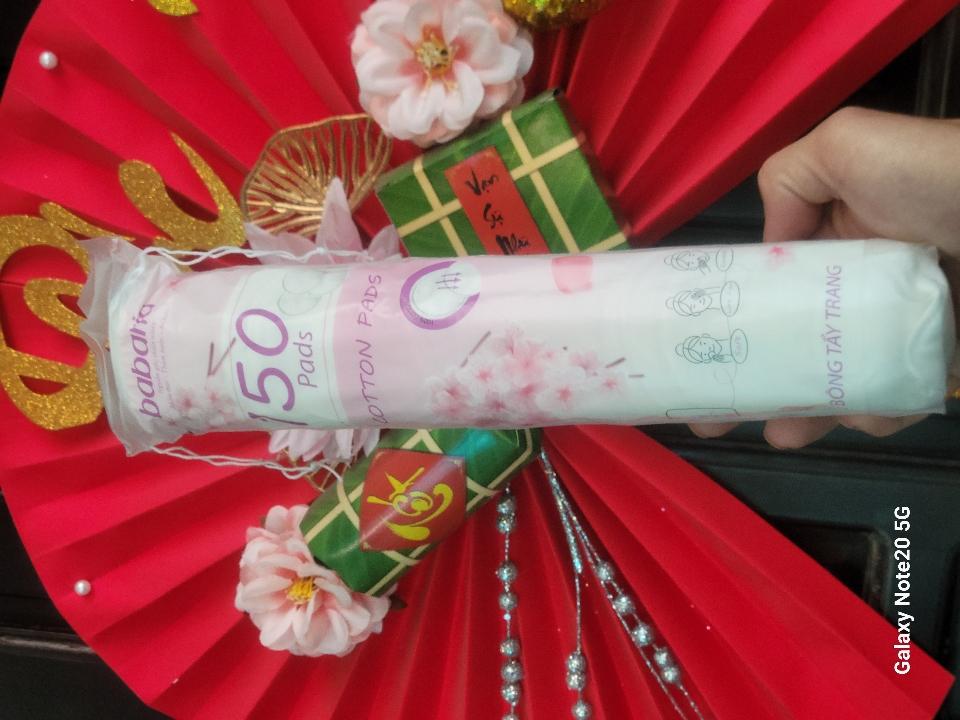Bông Tẩy Trang Organic Babaria 150 - 8938522993611-duoc-ban-tai-CÔNG TY TNHH MB ĐÔNG Á ( NPP HOÀNG PHONG )