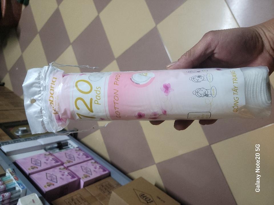 Bông Tẩy Trang Organic Babaria 120 - 8935229935050-duoc-ban-tai-CÔNG TY TNHH MB ĐÔNG Á ( NPP HOÀNG PHONG )