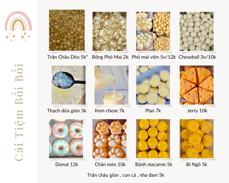 Kem chese-duoc-ban-tai-Tiệm trà sữa Bối Bối