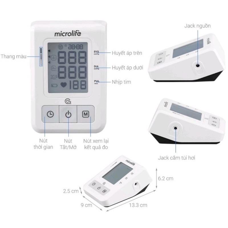 MÁY HUYẾT ÁP ĐO BẮP TAY VÀ NHỊP TIM MICROLIFE B2 BASIC,B1 EASSY, B1 LASSIC, B3 BASIC-duoc-ban-tai-ORISTORE- SỨC KHOẺ XANH