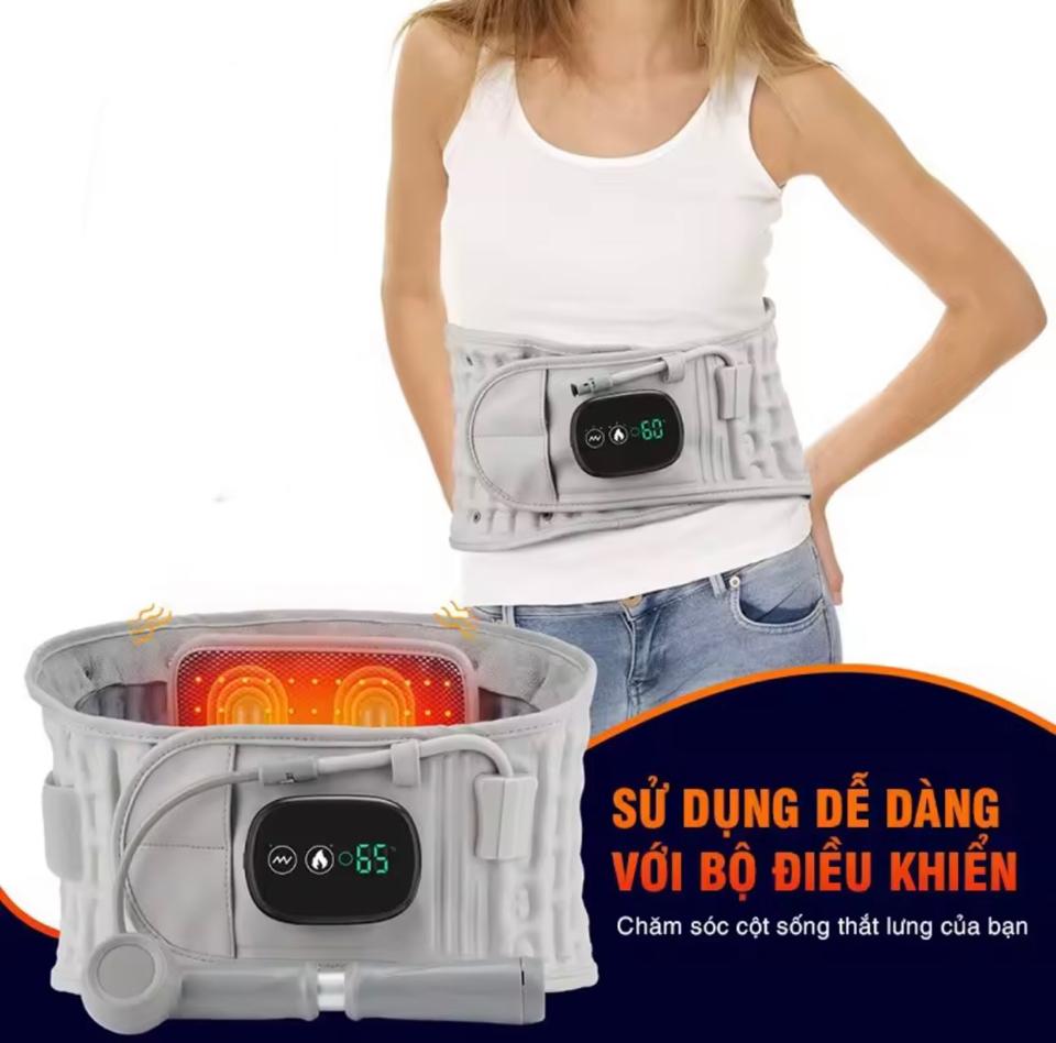 Đai Hơi Kéo Giãn Cột Sống [Phiên Bản 2022] Đai Lưng Cột Sống Thoát Vị Đĩa Đệm Cao Cấp Z5 - Hỗ Trợ Xoá Bỏ Cơn Đau Khó Chịu Ở Thắt Lưng, Cột Sống, Giảm Đau Do Thoát Vị Đĩa Đệm, Sử Dụng Linh Hoạt, Phù Hợp Mọi Lứa Tuổi-duoc-ban-tai-ORISTORE- SỨC KHOẺ XANH