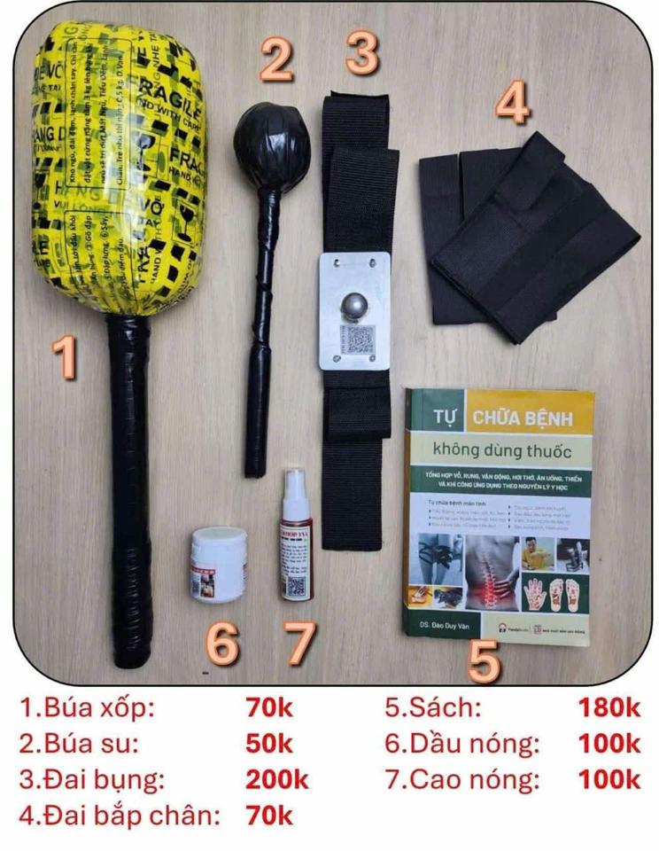 Búa xốp dài - tự chữa lành-duoc-ban-tai-ORISTORE- SỨC KHOẺ XANH