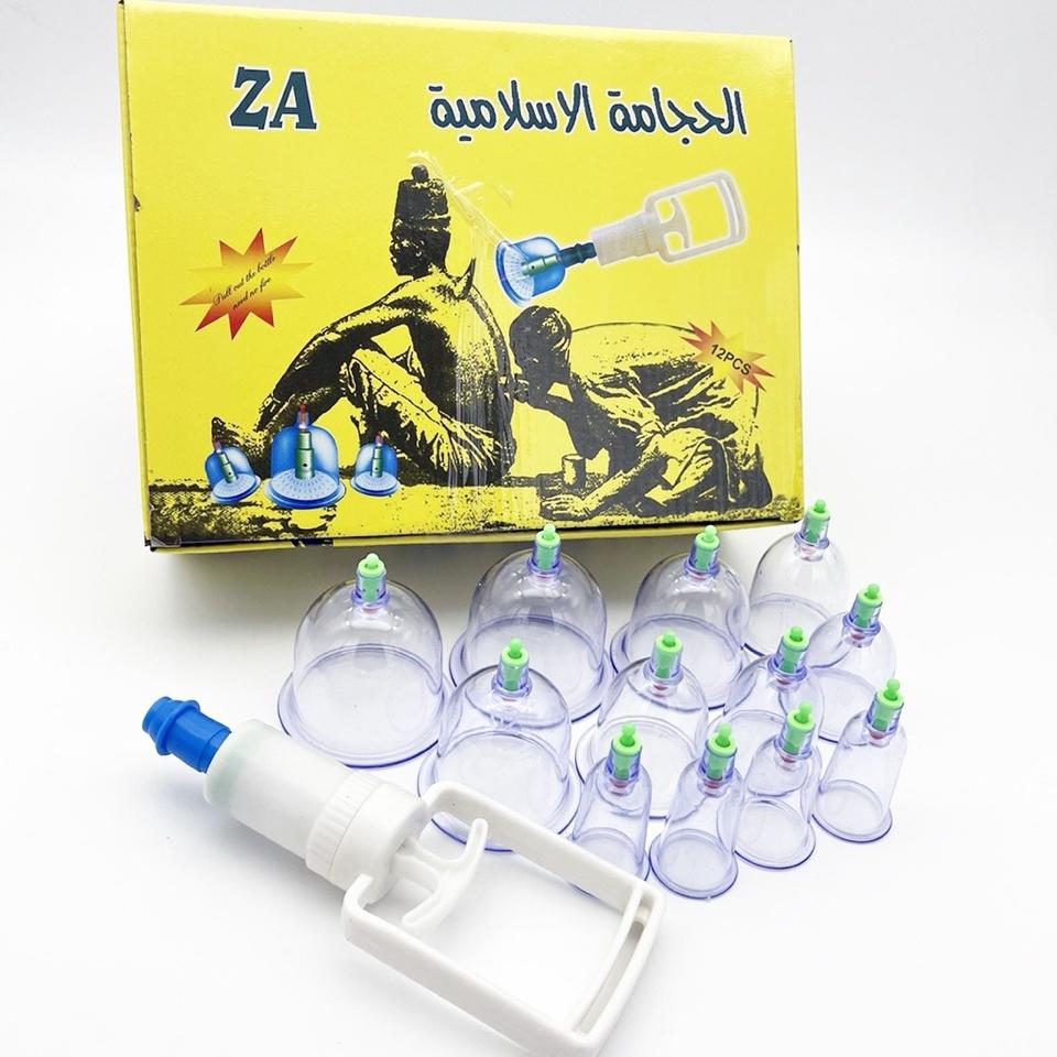Bộ giác hơi không dùng lửa 12 ly (có dây) tiện lợi cho gia đình và mang theo đi du lịch, Thư giãn, phục hồi sức khỏe-duoc-ban-tai-ORISTORE- SỨC KHOẺ XANH
