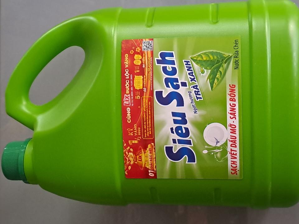 Nước Rửa Chén Lix Siêu Sạch Trà Xanh 3.53L-duoc-ban-tai-TẠP HÓA 651