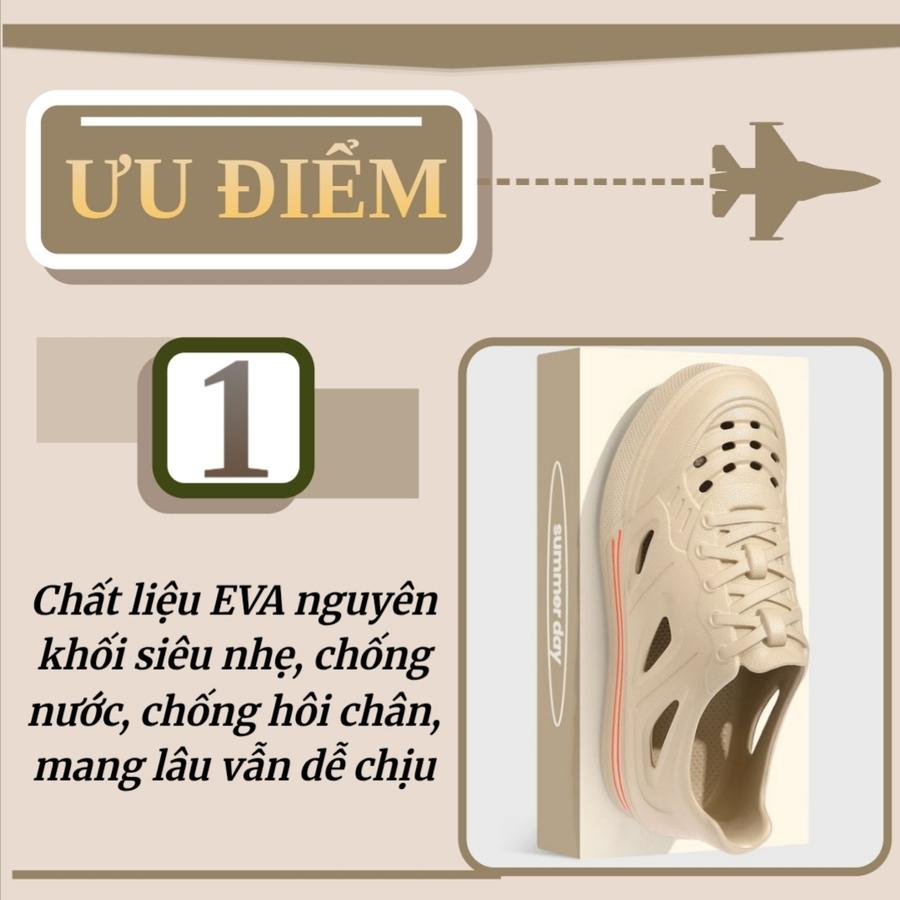 [Màu Đen] Giày Eva Nam Nữ Mùa Hè Hàn Quốc-duoc-ban-tai-DangBinh Group