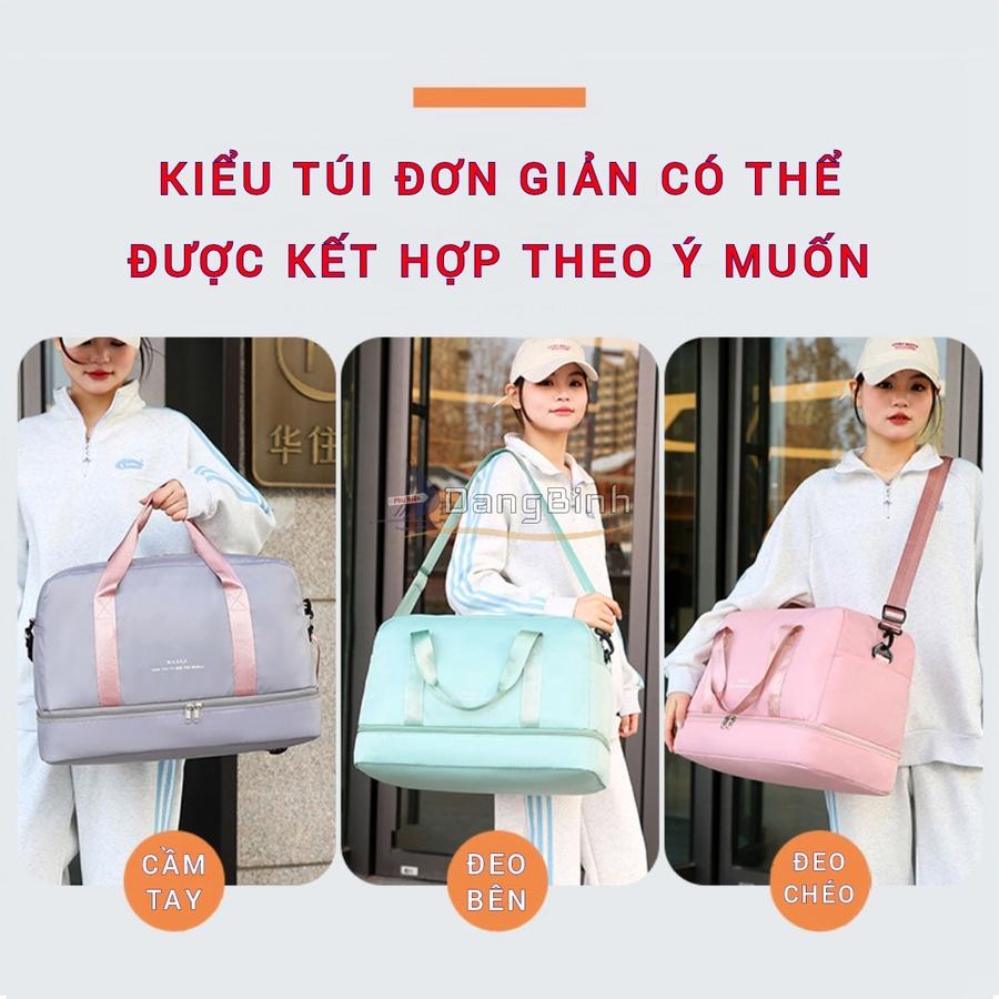 TÚI TẬP THỂ DỤC TÚI ĐEO VAI NỮ DUNG TÍCH LỚN NGĂN ĐỰNG GIÀY ĐỘC LẬP TÚI THỂ THAO DI ĐỘNG KHÔ ƯỚT TÁCH BIỆT KHÔ ƯỚT CAO CẤP S36L-duoc-ban-tai-DangBinh Group