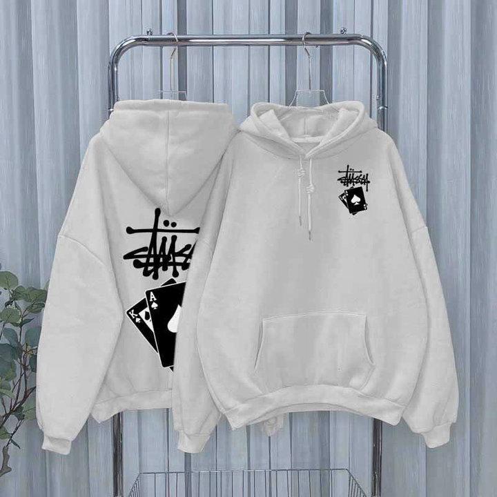 ÁO THUN HOODIE NAM NỮ UNISEX STUSSY LÁ BÀI-duoc-ban-tai-DangBinh Group
