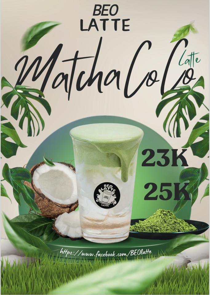 Matcha Coco Latte M-duoc-ban-tai-BEOLatte