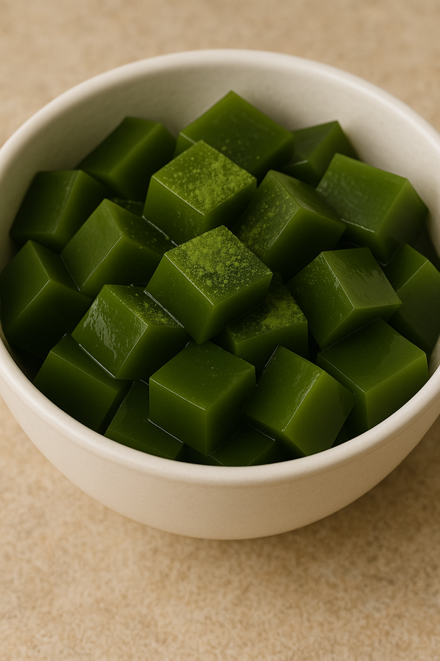 Thạch Matcha-duoc-ban-tai-BEOLatte