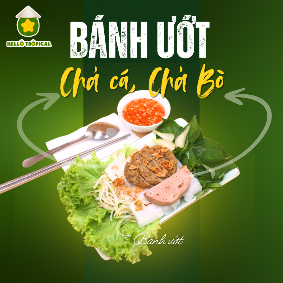 Bánh ướt Chả cá Chả bò-duoc-ban-tai-Hellô Trôpical