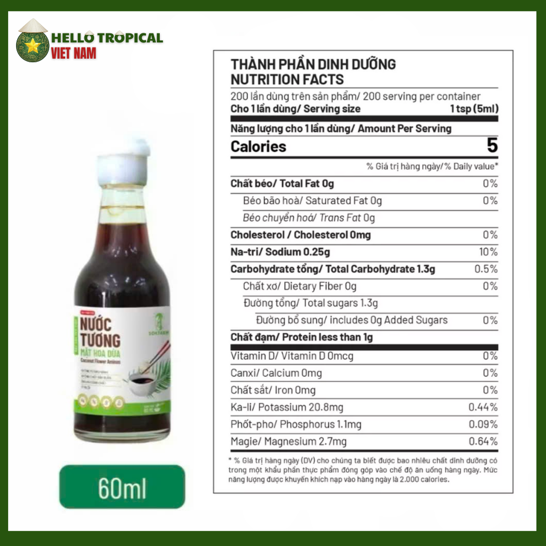 Nước tương mật hoa dừa SOKFARM (dùng thử 60ml)-duoc-ban-tai-HELLO TROPICAL VIETNAM