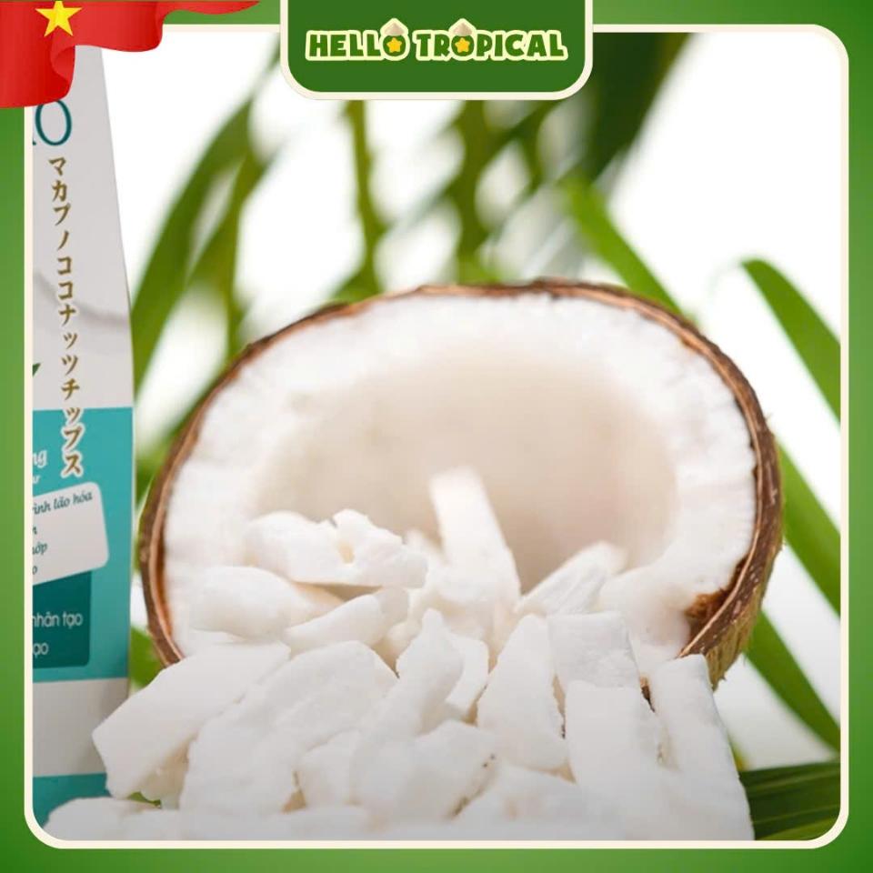 Dừa sáp sấy khô giòn tan VICOSAP 25g-duoc-ban-tai-HELLO TROPICAL VIETNAM