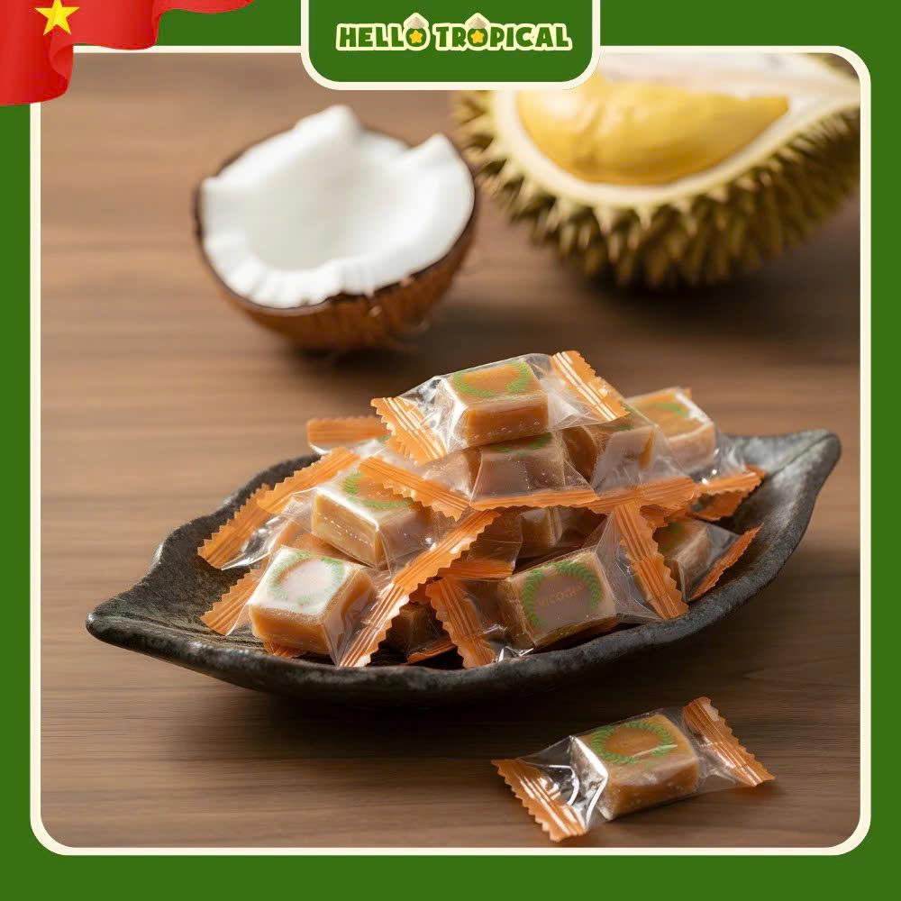 Kẹo Dừa Sáp Sầu riêng TQ ( Túi 350g )-duoc-ban-tai-HELLO TROPICAL VIETNAM