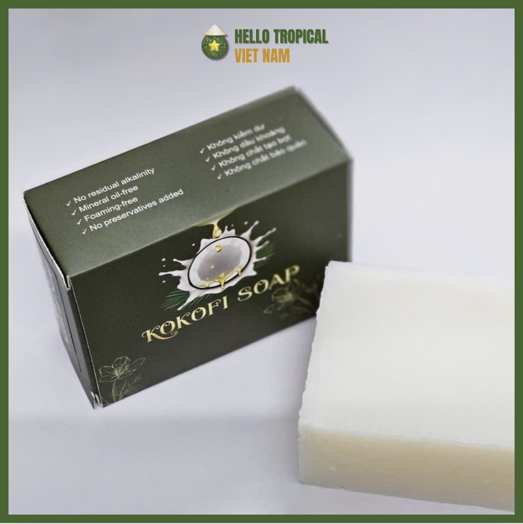 Xà phòng tắm KOKOFI Natural (Bánh 90g)-duoc-ban-tai-HELLO TROPICAL VIETNAM