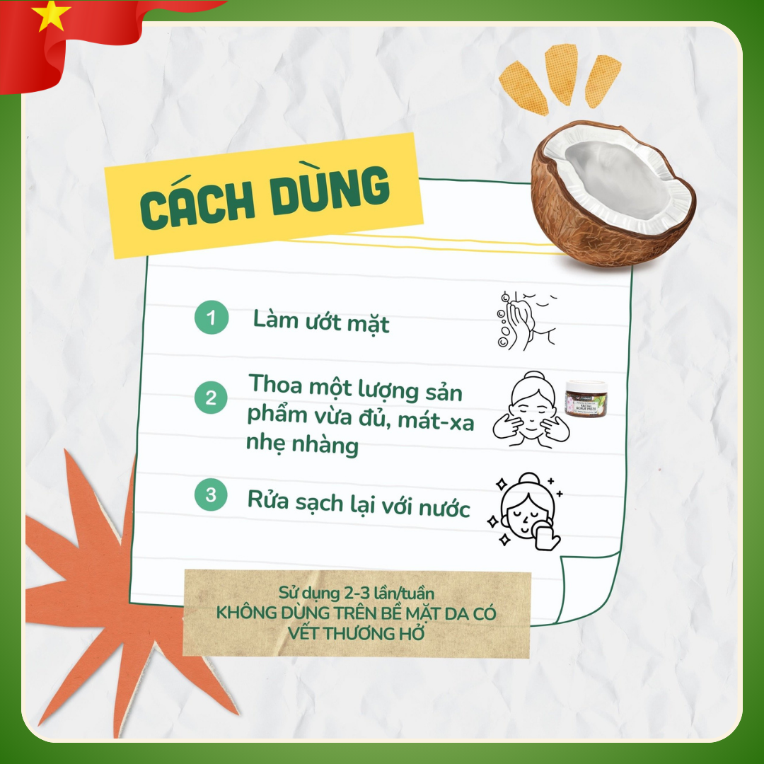 Đường nâu tẩy tế bào chết da mặt COBOTÉ ( Hủ 65g )-duoc-ban-tai-HELLO TROPICAL VIETNAM