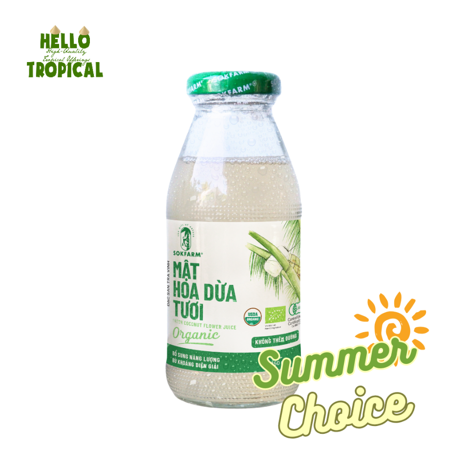 Mật hoa dừa tươi 250ml-duoc-ban-tai-Hellô Trôpical