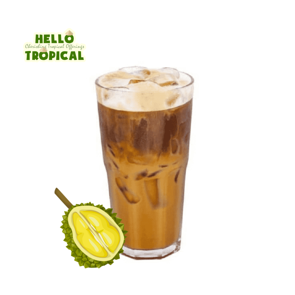 Cà phê sầu riêng -duoc-ban-tai-Hellô Trôpical